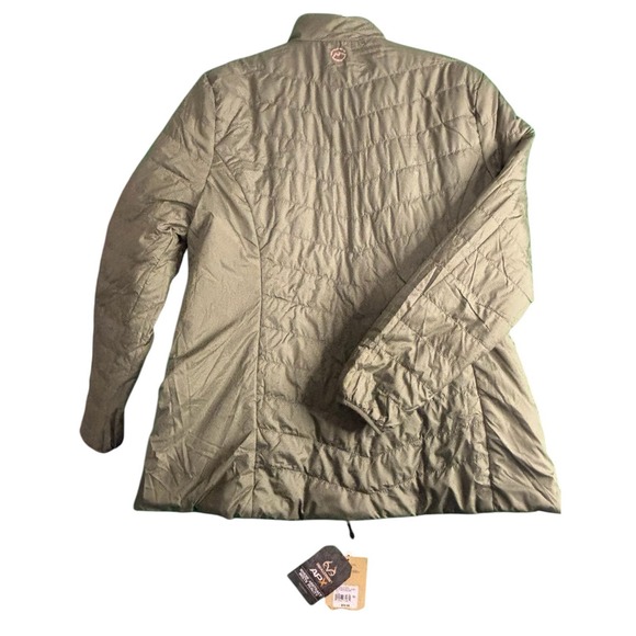 Real Tree Coat Womens Extra Large Magellan Camouflage Puffer Green Reversible - Picture 5 of 5